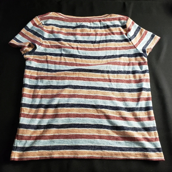 Madewell Alto Scoop Tee in Colborne Stripe Women’s XS - Picture 5 of 8